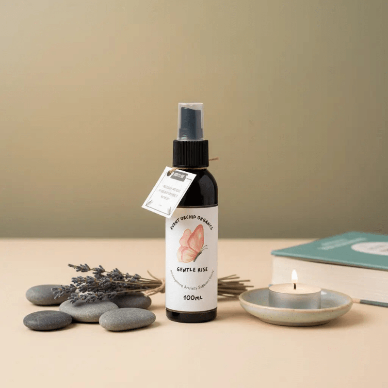 Anxiety Aromatherapy Support Spray — Gentle Rise - Burnt Orchid Organics