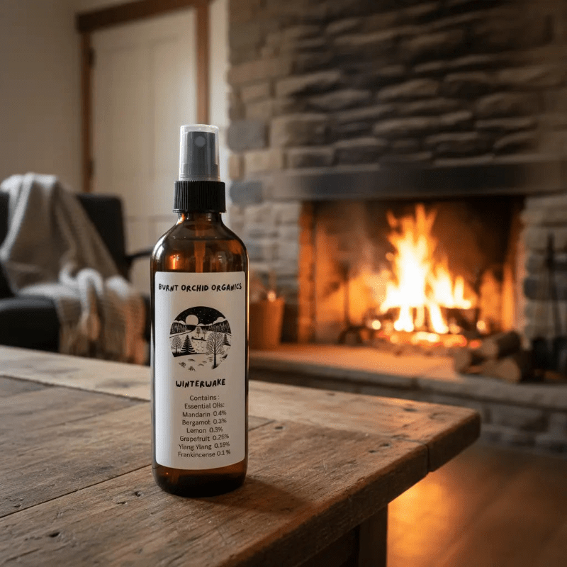 Aromatherapy Support Spray - Winterwake (For winter months and low light periods ) - Burnt Orchid Organics