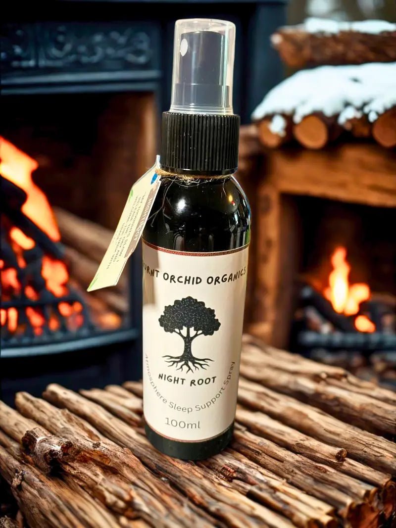 Sleep Aromatherapy Support and Pillow Spray - Night Root - Burnt Orchid Organics